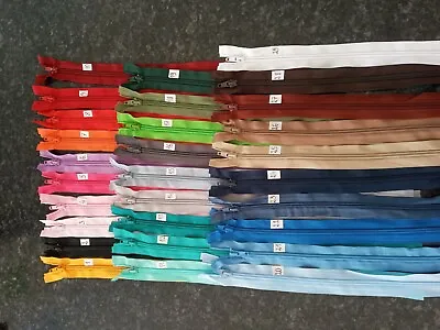 £2.30 • Buy Nylon Zips No.5 Open-ended, Multi-Colours. FREE DELIVERY