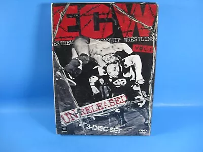 WWE: ECW Unreleased Vol. 1 (DVD 2012 3-Disc Set) • $10.04