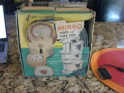 MIRRO Vintage Torte And Cake Pan - 3 Piece Set- Complete In Original Box  • $10