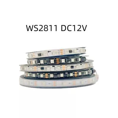 Pixel Smart RGB LED Strip WS2811 Individually Addressable 30/60/144 Leds/m DC12V • $26.18