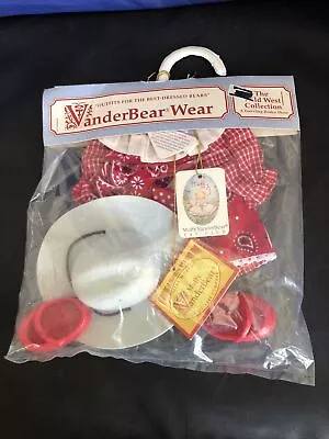 Muffy Vanderbear Wear The Wild West Collection Cowgirl Outfit New NABCO 1990 • $9.95