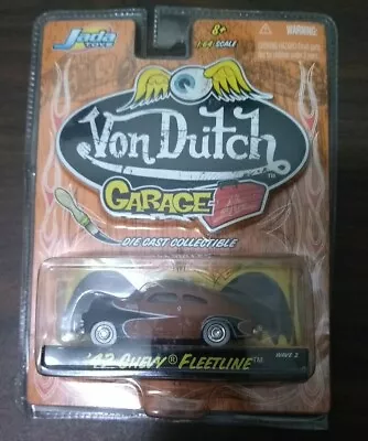 Jada Toys Von Dutch Garage '47 Chevy Fleetline 1:64 Scale New And Sealed • $7.99