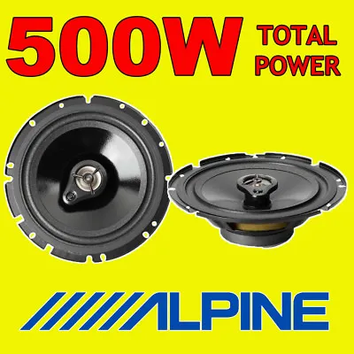 £29.95 • Buy ALPINE 500W TOTAL POWER 3WAY 16.5cm/6.5  SXE/SXV CAR/VAN DOOR SHELF SPEAKERS