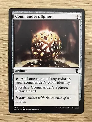 Commander’s Sphere MTG Magic The Gathering Card NM Mint Starter Commander SCD • $3