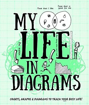 My Life In Diagrams: Charts Graphs & Diagrams To Track Your Busy... By Pavilion • $6.46