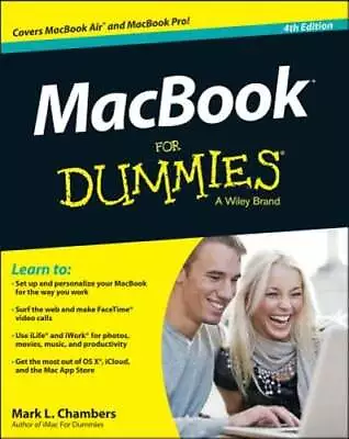 Macbook For Dummies By Mark L Chambers: Used • $7.94