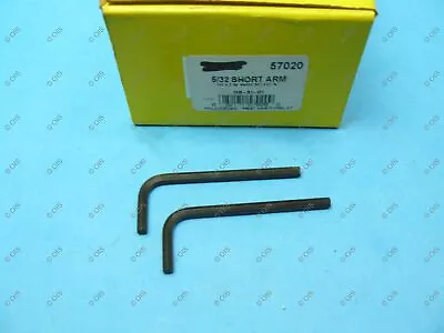 Holo Krome 57020 Short Arm 5/32  Inch L Hex Key Allen Wrench Alloy Steel QTY 2 • $1.59