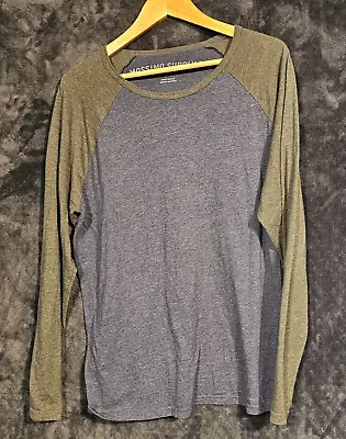 Mossimo Supply Co Men's  Long Sleeve Shirt Size XL Gray / Green • $7.50
