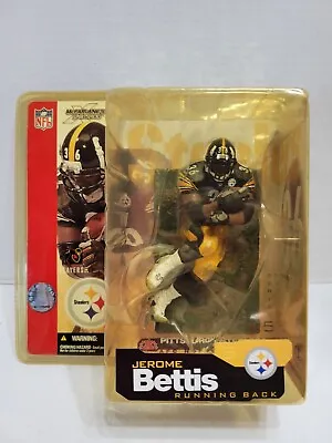 Jerome Bettis Series 5 McFarlane SportsPicks Action Figure 2002 Black Jersey • $32.50