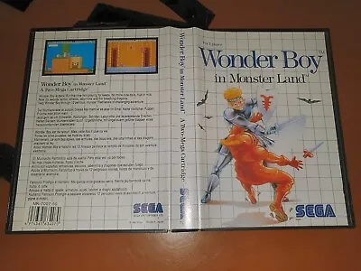 ## Sega Master System - Wonder Boy IN Monster Land - Cib / Ms Game ## • $63.89