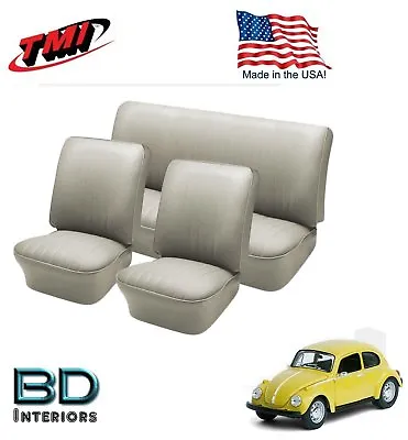 $301.74 • Buy 1965-1967 VW Volkswagen Bug Beetle Off White Slip On Upholstery, F/R In Stock!