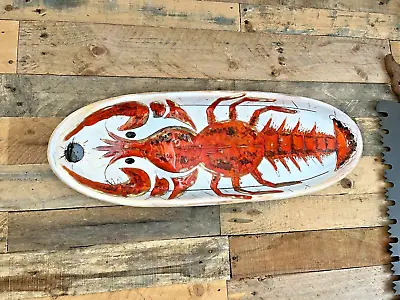 Huge Mid Century Vallauris Pottery Lobster Platter Charger Monique Kurt Brunner • £295