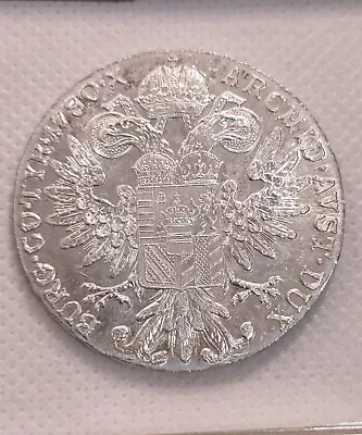 1780 Austria Maria Theresa Silver Thaler .833 Silver Restrike • $27