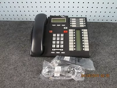 Nortel Norstar T7316E Charcoal Enhanced Phone (NT8B27)(25 In-Stock)(B/C Stock) • $25