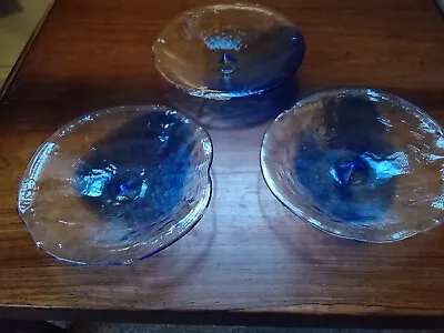 3 Vintage Retro Murano Glass 'Dish' Slabs For 1970s Chandelier • £34.99