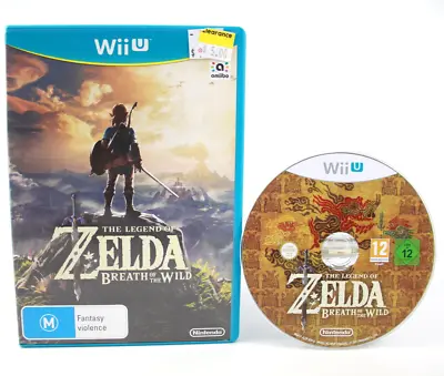 The Legend Of Zelda: Breath Of The Wild (Wii U) [PAL] - WITH WARRANTY • $67.49