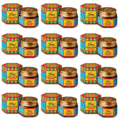 Tiger Balm Red Pack Of 12 Super Strength  Reliefer  (21ml Each) • $49.99