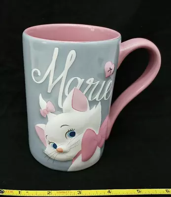 Aristocats MARIE 3D Mug Disney Store 4.75  Sassy Glance Yarn Pink Lined Gray • $10.50