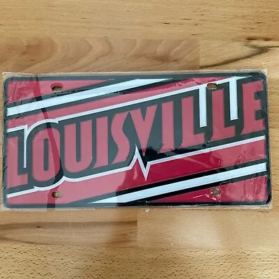 Louisville Cardinals License Plate Big Print Brand New Free Shipping • $12.25