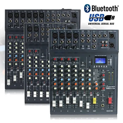 £145 • Buy CHOICE Studiomaster CLUB XS 6 8 10 Channel PA Mixer Desk USB Bluetooth Playback