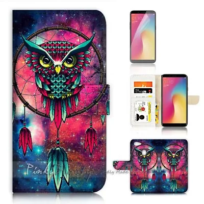 $12.99 • Buy ( For Oppo A73 ) Flip Wallet Case Cover P21589 Dream Catcher Owl