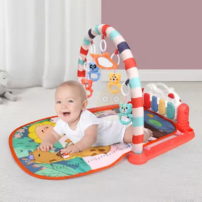 Baby Musical Activity Center Kick Play Piano Soft Baby Gym Floor Play Mat Toy • $19.99