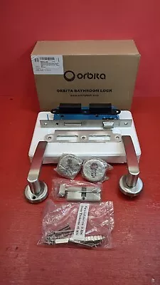 Orbita B-306 Mortise Bathroom Lock Set With Handles Stainless 304 • $79.95
