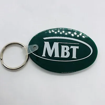 Vtg Monroe Bank & Trust Rubber Advertising Keychain Key Ring - Monroe MI • $6.95
