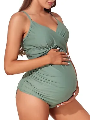 Maternity Tankini Two Pieces Swimming Costume Size M • $14.99