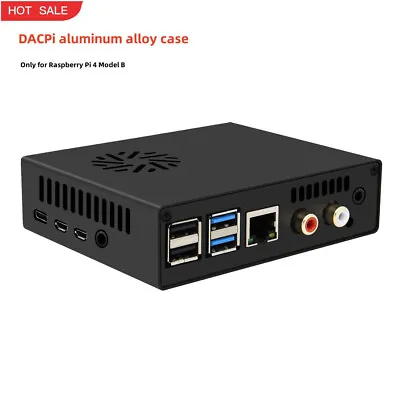 DACPi DAC Audio Player Kit Audio Decoder W/ Case For Raspberry Pi + Heat Sink • $52.76