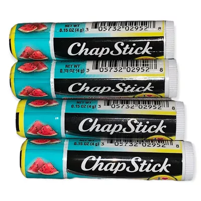 ChapStick Sweet Watermelon Lip Balm Chap Stick X4 Tubes • $19.95