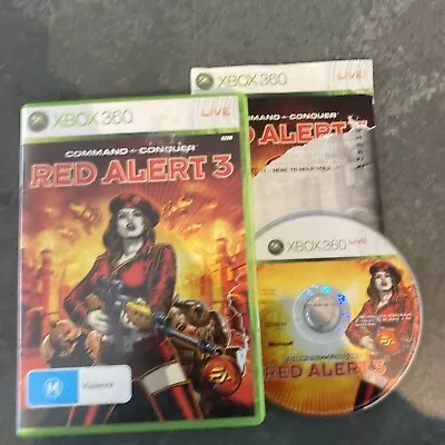 Command & Conquer Red Alert 3 Xbox 360 Game + Manual *FREE SHIPPING* Xbox Games • $11.22