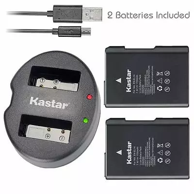 EN-EL14 Battery Or USB Dual Charger For Nikon D3100 D3200 D3300 D3400 D5100 • $10.89