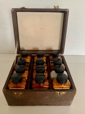 £175 • Buy Full Set Rare Antique Apothecary Chemist Bottles Boxed Era Laboratories London