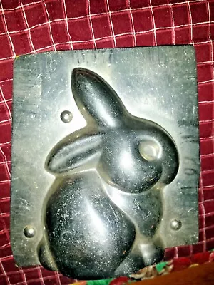 Chocolate Mold Sitting Rabbit Schokoladen Weygand T Form 89 Nickel Aluminum 40  • $12