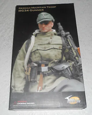 Toys City TC-9007 1/6 WWII German Mountain Troop MG34 Gunner Full Gear • $185.99