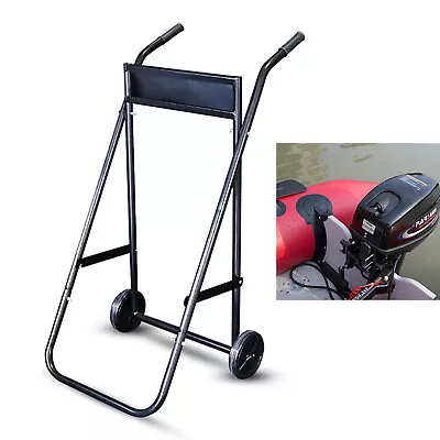 Outboard Motor Engine Trolley Stand Heavy Duty Engine Carrier Transport Dolly • $63.65