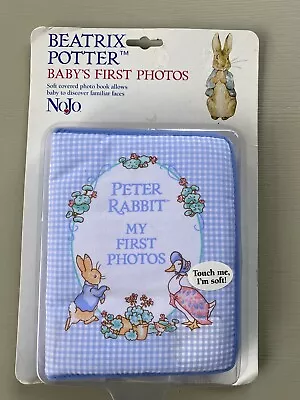 Vintage Beatrix Potter Baby's First Photos Book Album Soft Fabric NoJo 1998 NOS • £11.56