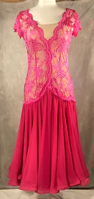 $165 • Buy Smooth - American Ballroom Gown - Fuchsia - Size: Medium - Pre-owned