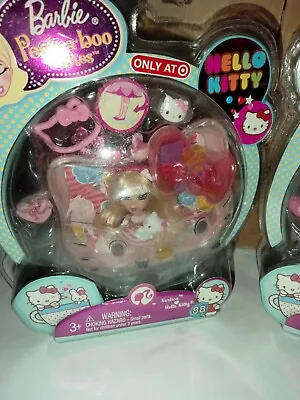 Mattel Barbie Peek-A-Boo Petites Sanrio Hello Kitty #87 & #88 NRFP • $118.21