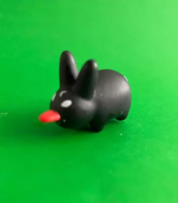 Kozik X Kidrobot Smorkin Labbit Mini Figurę - Black Rabbit With Tongue • $2.99