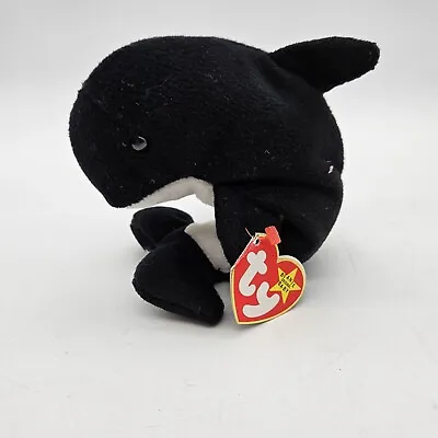 Rare Waves The Whale TY Beanie Baby-Retired Style 4084 Errors On Tags • $8.45