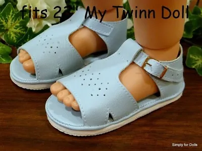 **SALE** BLUE Classic DOLL SANDALS Fits 23  MY TWINN DOLL SHOES • $2.98