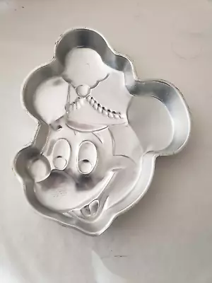 VTG Wilton Cake Pan Mold Disney Mickey Mouse Band Leader Disney Retired #515-302 • $19.95