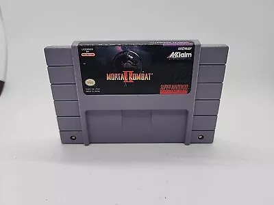 Mortal Kombat II 2 Super Nintendo SNES Original Authentic Genuine Game! • $15