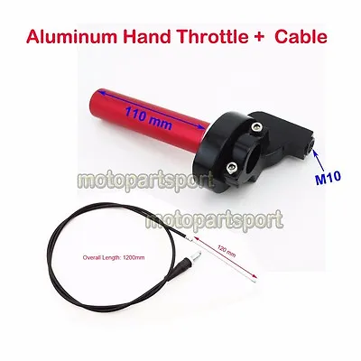 1/4 Turn Hand Throttle Cable For Honda CR80 CR 85 125 CR250 Pit Dirt Motor Bike • $19.94