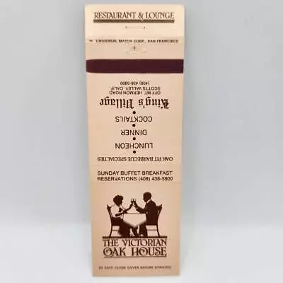 Vintage Matchbook The Victorian Oak House Restaurant & Lounge King's Village Sco • $3.96