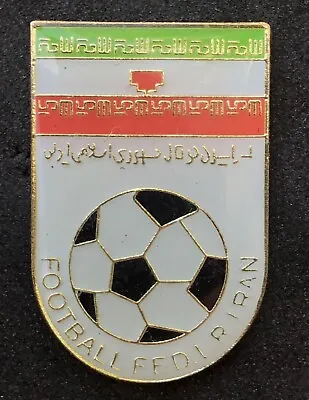 Iran Soccer Federation Vintage Soccer Pin Badge • $5.99