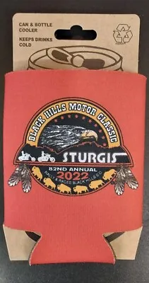 NEW Official 82nd Sturgis Motorcycle Rally 2022 Can Koozie Harley Cooler • $4.99