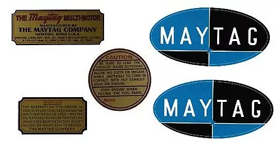 Maytag Gas Engine Decal Set Twin & Singles Multi Motor Model 92 72 82 Upright • $10.92